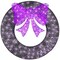 Best Choice Products 36in Pre-Lit Outdoor Halloween Wreath, LED Metal Holiday Decor w/ 120 Lights, Bow - Purple/Black